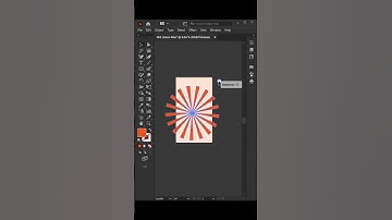 How to create Sunburst Effect in Adobe Illustrator 2024 #illustratoreffects #adobeillustratorbasics