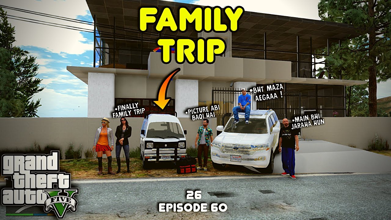 26 - MICHAEL'S FAMILY TRIP ft. Suzuki Bolan | Ep #60 | Rich Life Series | GTA 5 Mods | Pakistan