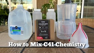 The Best C41 Kit To Develop Your Film At Home. How To Mix The Chemistry