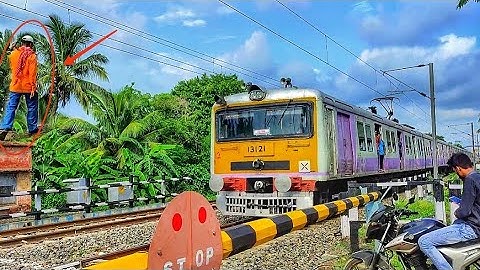 EMU Local Train Dangerous & Furious Skipped At Railgate