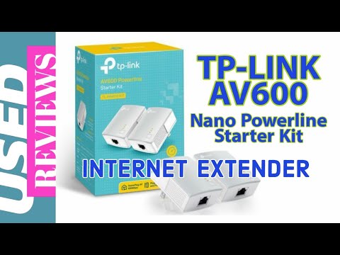 TP Link AV600 Internet Range Extenders Nano Powerline Starter Kit