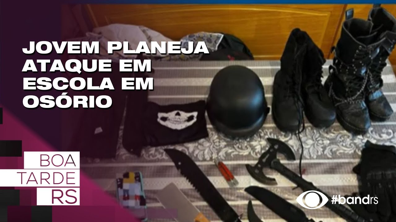 Jovem planeja ataque em escola em Osório