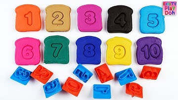 Lets Learn Counting Numbers 1 to 10 for Kids + More Play Doh Videos
