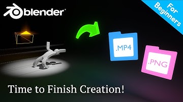 How to Save Your Blender Creation as a Video & Image - Blender Tutorial For Beginners