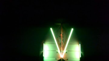 My 24 Inch Delta Wing Foam RC Plane With Led Lights