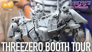 Threezero Transformers 2007, Spider-Man 2, Demon Slayer & More Booth Tour ACGHK 2025
