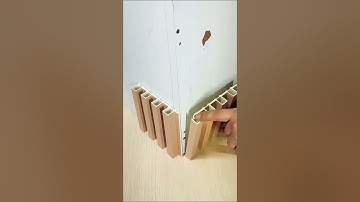 How to install Wpc fluted panel  in wall corners perfectly . #wall#install