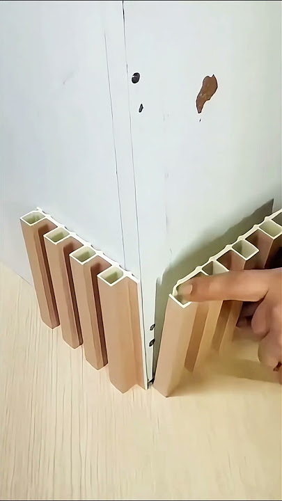 How to install Wpc fluted panel  in wall corners perfectly . #wall#install