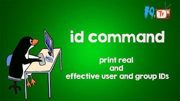 Linux Command Line Tutorial | id Command | print real and effective user and group IDs | FOTV