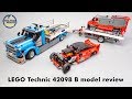 LEGO Technic 42098 B model speed build and detailed review