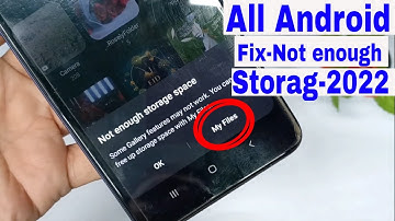 how to fix not enough storage space | not enough storage space camera | not enough storage gallery