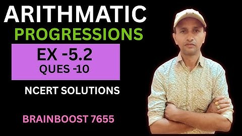 Arithmetic Progression ll chapter 5 ll Class 10 Maths ll NCERT solutions #