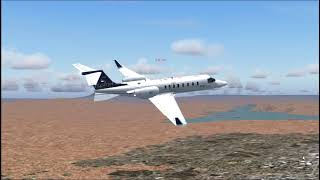 Flying in USA Nevada from KHND to KLSV Lear 45 by Silkytreat Subscribe Help my Channel Thank you