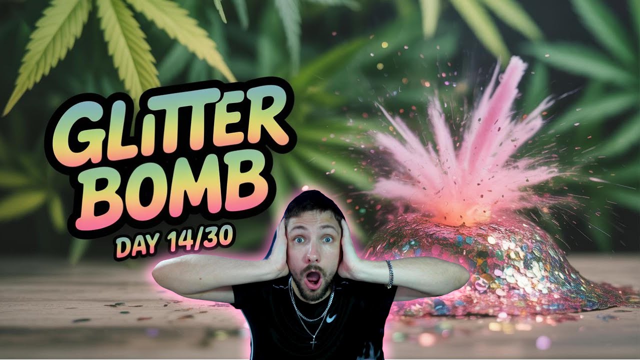I Tried the Glitter Bomb Strain and THIS Happened! - YouTube