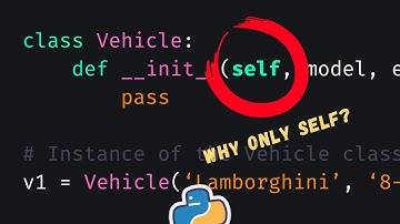 Why self is used in Python classes?