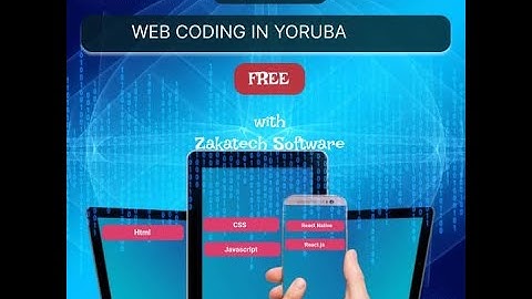 Web App Development Yoruba Language 8  Colors in CSS