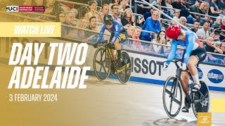 LIVE - Day Two Adelaide (AUS) | 2024 Tissot UCI Track Cycling Nations Cup