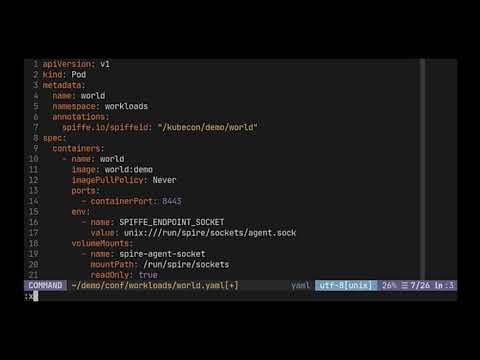 Cryptographic service identity in Kubernetes with SPIFFE and SPIRE