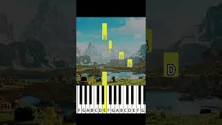 ARIA MATH -  MINECRAFT ( Easy piano tutorial )( Easy piano tutorial )