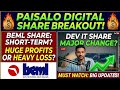 beml share target | dev information share target | paisalo share target | vedanta demerger news