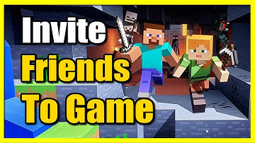 How to Invite Friends to Minecraft World & Turn On Multiplayer (Crossplay Tutorial)