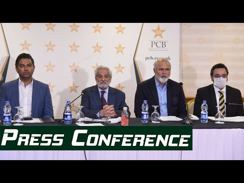LIVE - Chairman PCB Ehsan Mani, CEO Wasim Khan and COO Salman Naseer Press Conference in Karachi