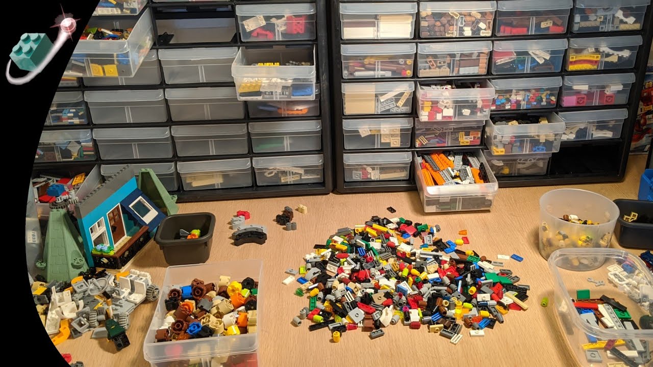 LEGO Storage & Sorting with Akro-mils and subdividers 