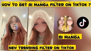 How to get AI Manga filter on tiktok | AI Manga filter tiktok | AI manga filter not working screenshot 2