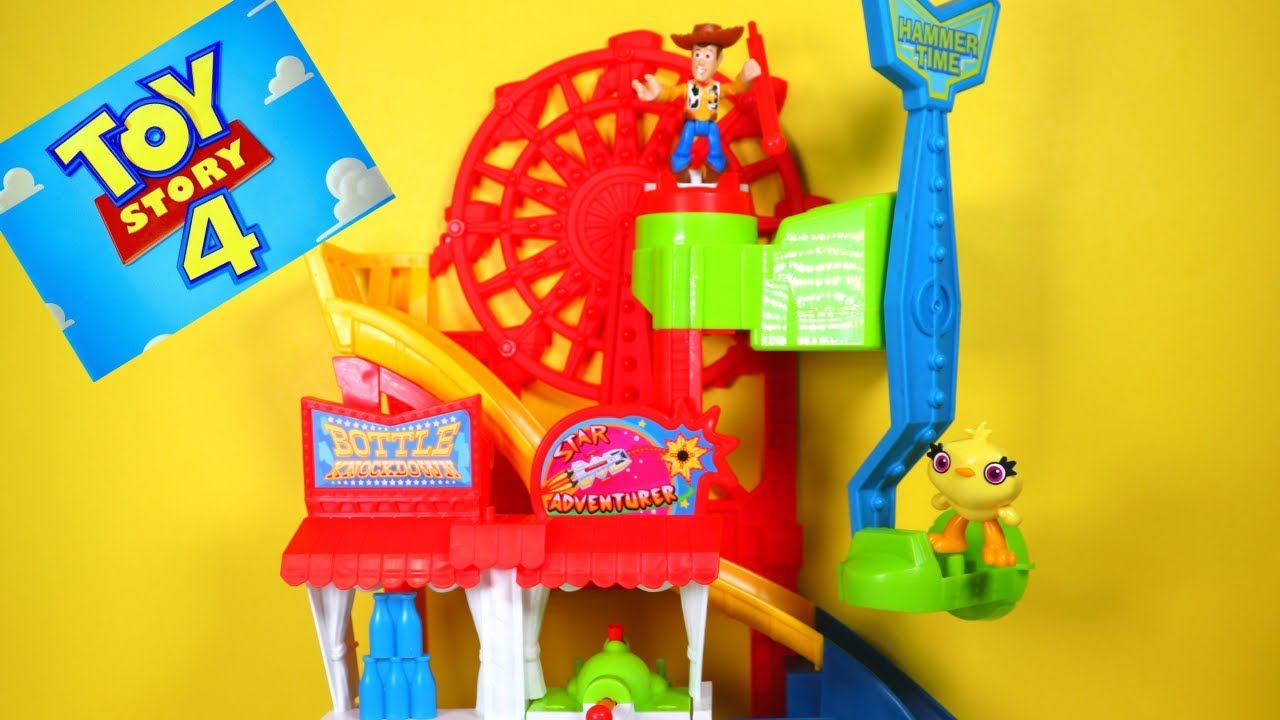 toy story playset walmart Toy Story 4 Toys Fisher-Price Imaginext Carnival Play Set with Woody & Ducky