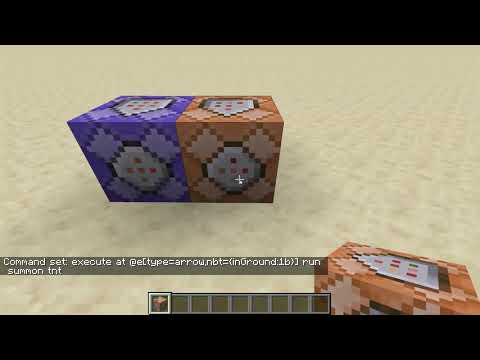 How To Make An Exploding Bow (Minecraft Java)