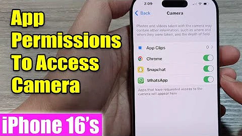 iPhone 16/16 Pro Max: How to Allow/Block App Permissions To Access Camera