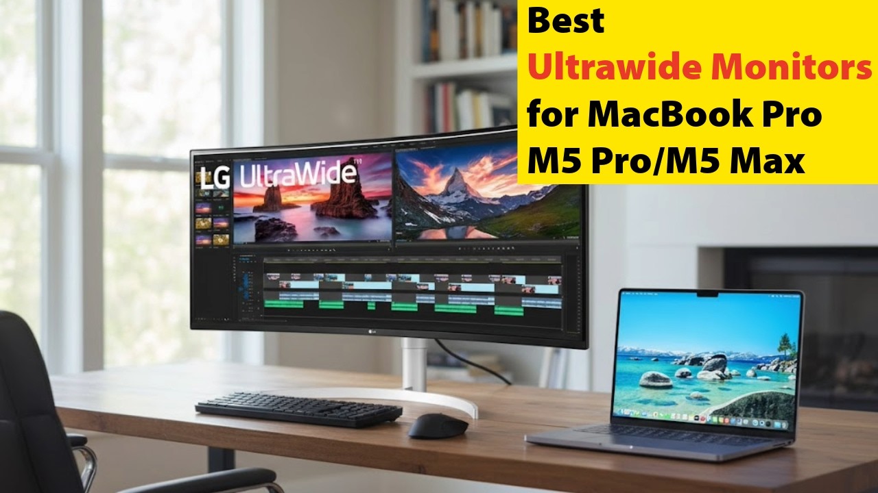 Best Ultrawide Monitors for MacBook Pro M5 Pro/M5 Max - YouTube