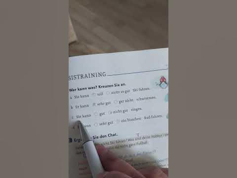 Wer kann was?kreuzen sie an. YouTube