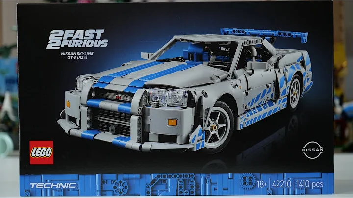 LEGO Technic 42210 2 Fast 2 Furious Nissan Skyline GT-R (R34) Car Speed Build