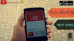 Best music notification app for android 2015(Next song app review)  - Durasi: 2:19. 