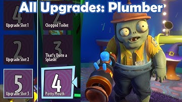 All Upgrades: Plumber - Loads of Variants PvZ Gw2 Mod