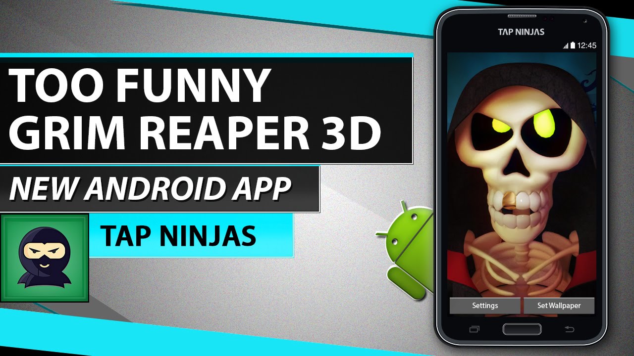 3 D Grim Reaper Free Live Wallpaper Mobile App Android Tap 3 D Grim Reaper Free Live Wallpaper Mobile App Android Tap