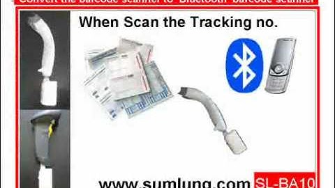 Release Worlds First Wireless Barcode Adapter SUMLUNG SL BA10 Bluetooth barcode scanner