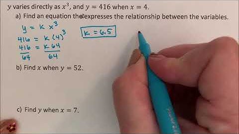Direct and Inverse Variation - Skill and Drill