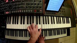 Misunderstanding by Genesis - Tony Banks keyboard cover and tutorial