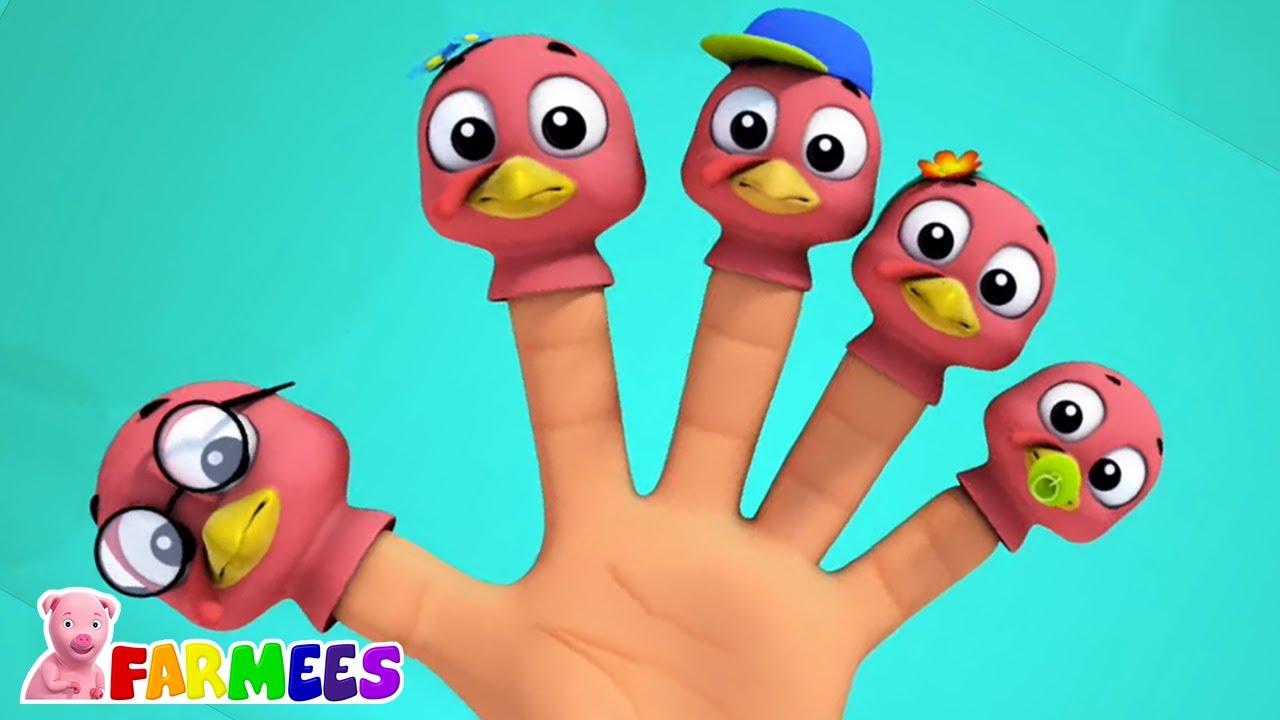 ⁣Família dedo de peru | Canção infantil | Farmees Português | Desenhos animado | Animação