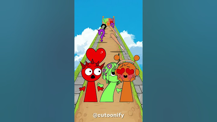 Sprunki New Kiss Run Challenge! Oren VS Rady Epic Fight! #sprunki #Incredibox