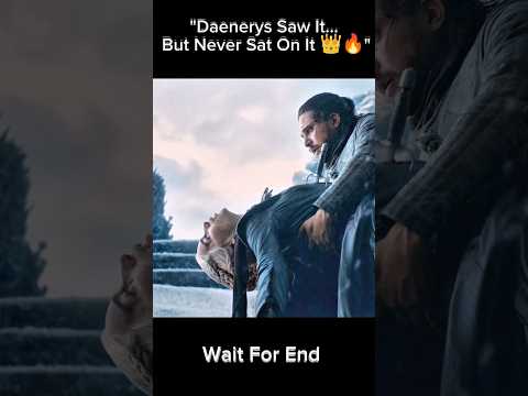 'Daenerys Saw It… But Never Sat On It 👑🔥' #shorts #houseofthedragon #gameofthrones