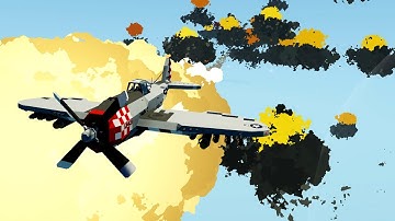 Fighter Formation DIVE BOMBS Flak Island! (Intro)