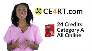 24 X-Ray CE Credits for ARRT® certification and registration and State radiography registries.