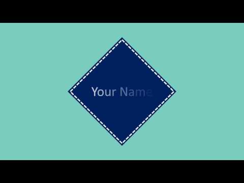 The Square Triangle Youtube Intro Template PPT - PowerPoint Animated  Presentation