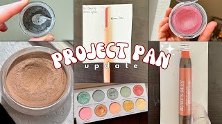 PROJECT PAN UPDATE // hitting pan & using up my makeup 🥳