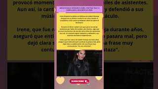💥 Irene Rosales defiende a Isabel Pantoja tras su noche más complicada en Perú