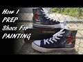 How I Prep Shoes For Painting