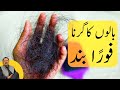 Hair Fall Treatment - Baal Girna Band - How To Stop Hair Loss Ko Kaise Rokien